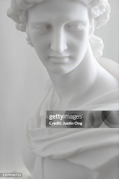 male statue - head sculpture stock pictures, royalty-free photos & images