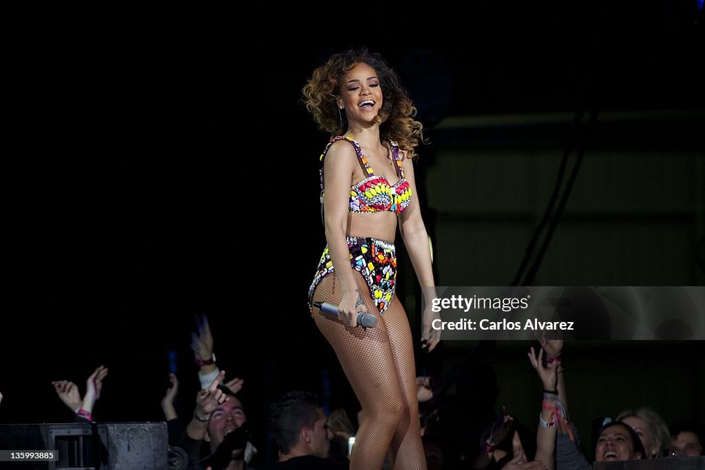 Rihanna Performs In Concert In Madrid