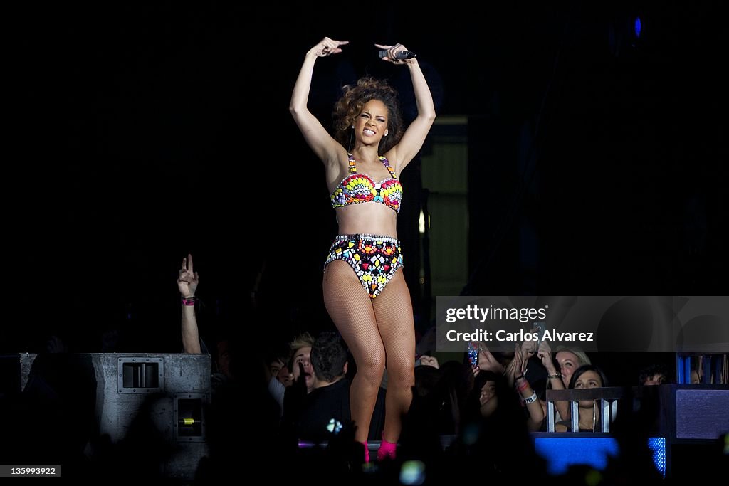 Rihanna Performs In Concert In Madrid