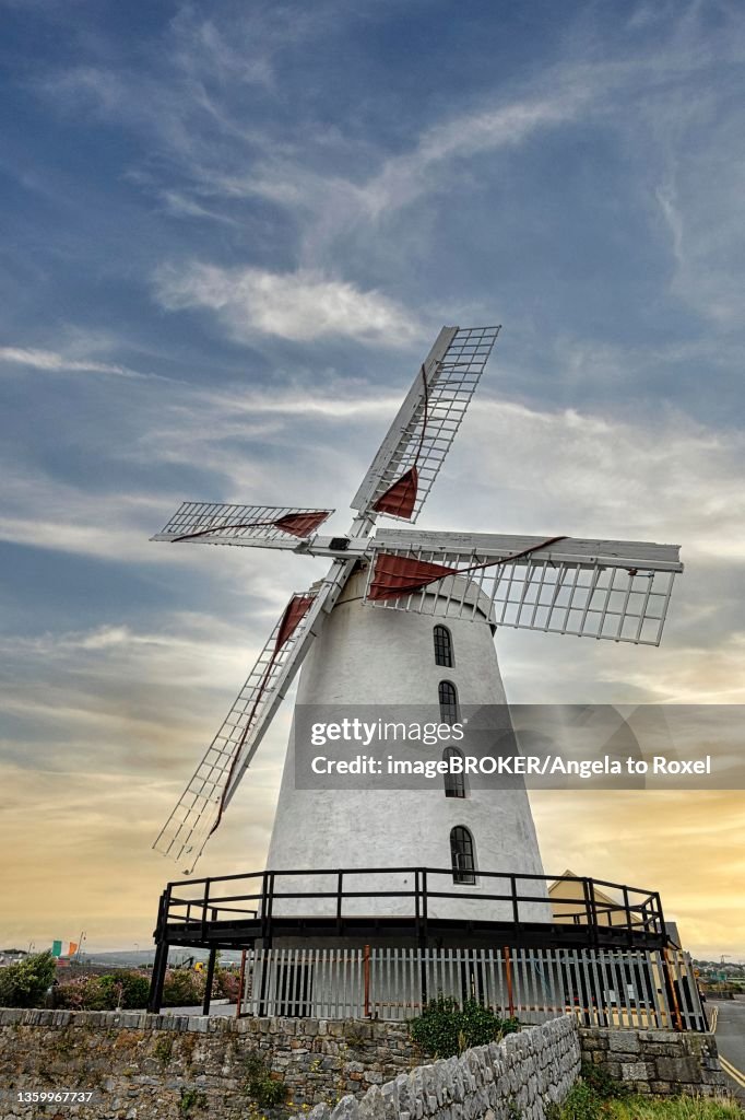 Blennerville Five Storey Windmill, Evening Sky, Blennerville, Tralee, Kerry, Ireland