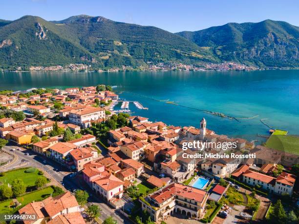 clusane - iseo lake stock pictures, royalty-free photos & images