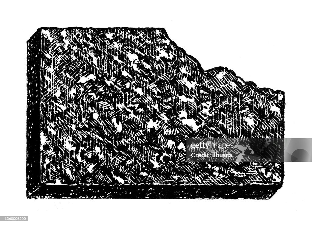 Antique illustration: porphyry