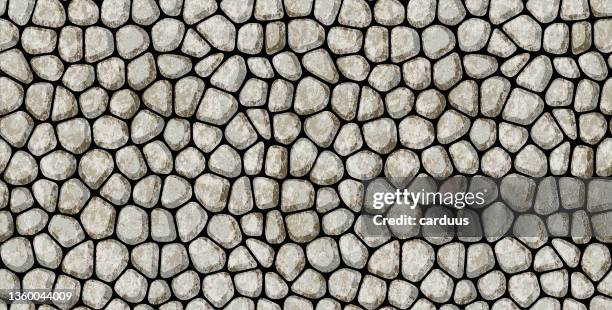 stockillustraties, clipart, cartoons en iconen met seamless stone textured pattern - kassei