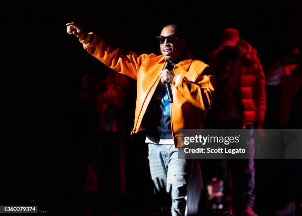 Rapper Ludacris performs at Fox Theatre on December 19, 2021 in Detroit, Michigan.