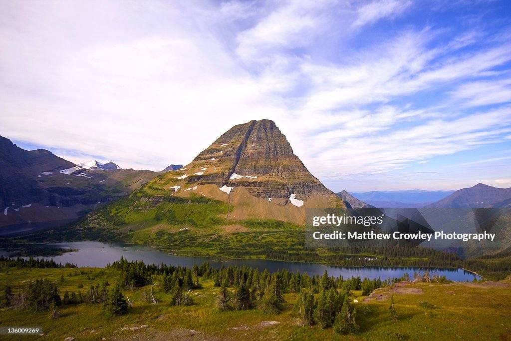 Bearhat mountain and hidden lake