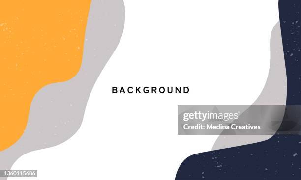 colorful and simple background - wavy hair stock illustrations