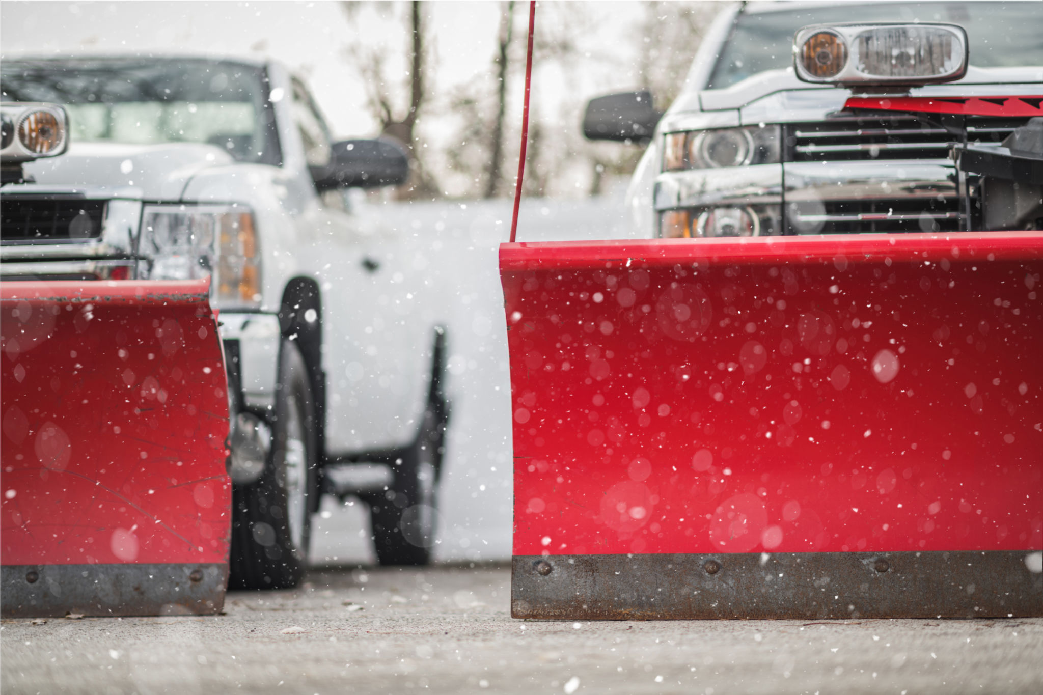 snow plow truck