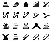 Stairs vector set