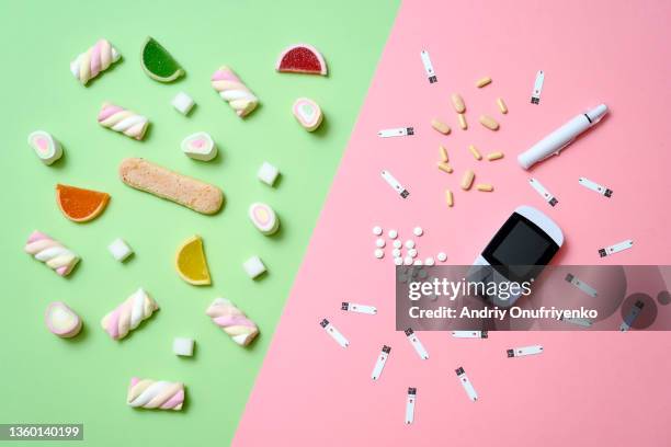 diabetes concept - diabetes pills imagens e fotografias de stock