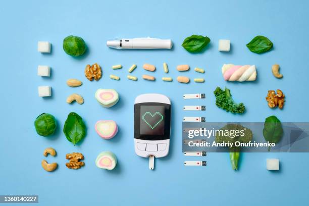 blood glucose test pattern - diabetes pills imagens e fotografias de stock