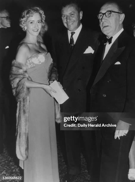 Elisabeth Fraser at the Premiere of She Might Have Dropped a Clanger at the Palace Theatre, Blackpool, 1959.