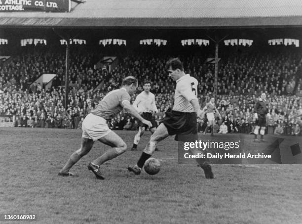 Stanley Matthews plays football, 1961.