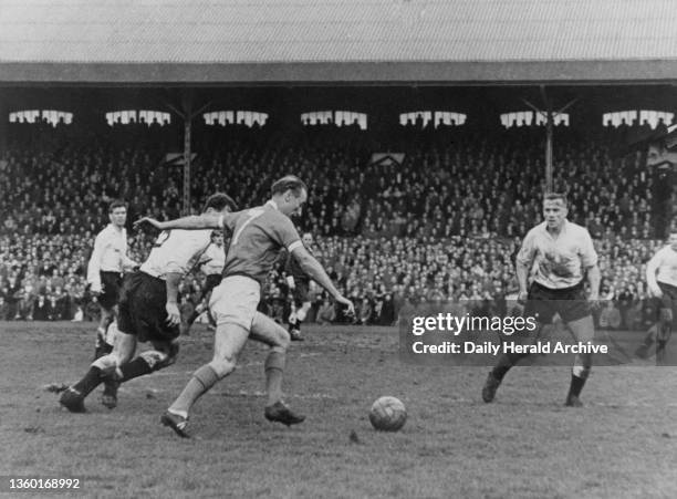 Stanley Matthews plays football, 1961.