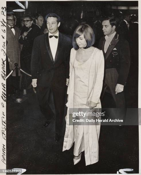 Brian Epstein and Cilla Black, 1965.