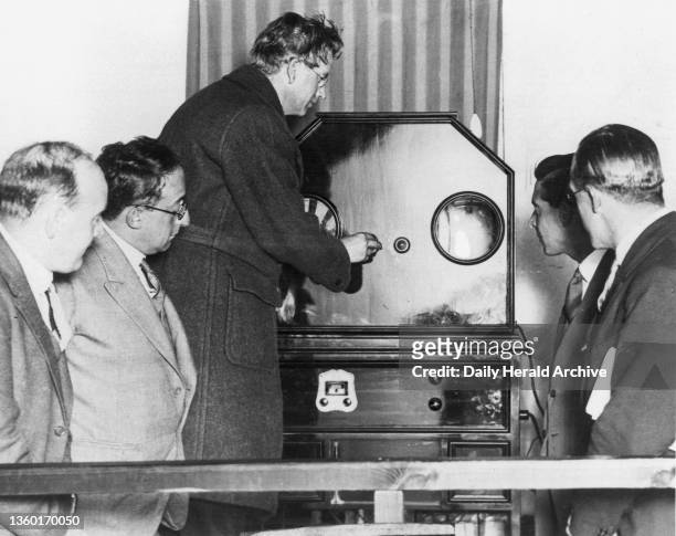 John Logie Baird, Scottish television pioneer, 1934. John Logie Baird with his model C30 line televisor. After a serious illness in 1922, Baird...