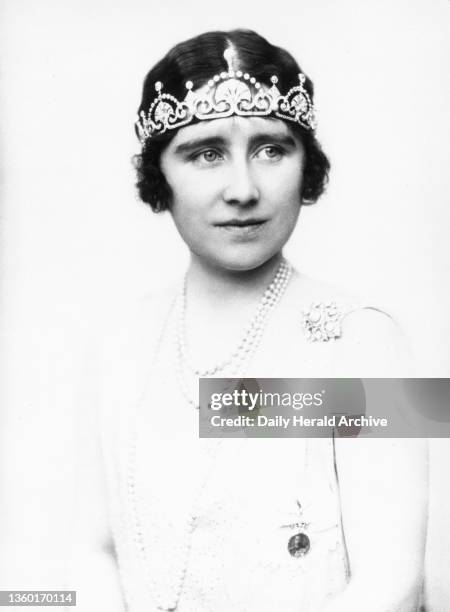 Queen Elizabeth, circa 1920s. Queen Elizabeth, mother of Queen Elizabeth II.