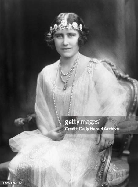 Queen Elizabeth, November 1926. Queen Elizabeth, mother of Queen Elizabeth II.