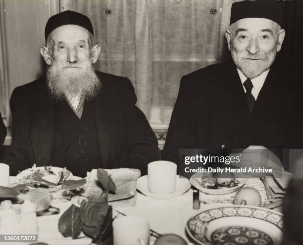 'The Jewish community in Britain celebrate Passover', taken in 1939 by Harold Tomlin for the Daily Herald. The photograph was taken at the Home for...