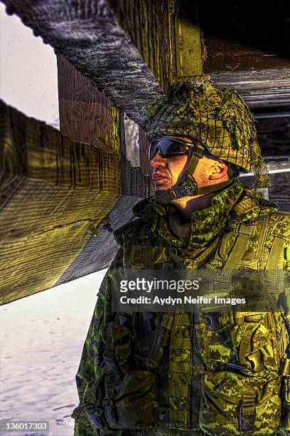 morning watch - canadian military uniform stock pictures, royalty-free photos & images