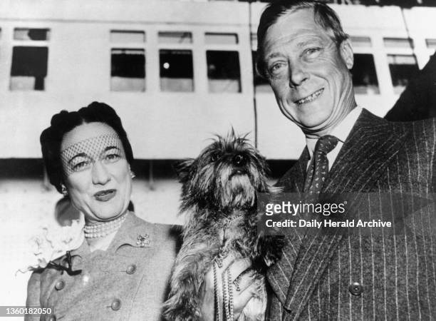 King Edward VIII and Mrs Wallis Simpson, 26 May 1951. King Edward VIII and Mrs Wallis Simpson, 26 May 1951. The Duke and Duchess of Windsor with...