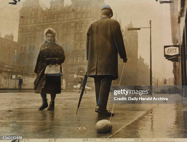 Burns Night, Glasgow, 1967. Yesterday the haggis joke was being used because last night was Burns night and Burns called the haggis 'great chieftan...