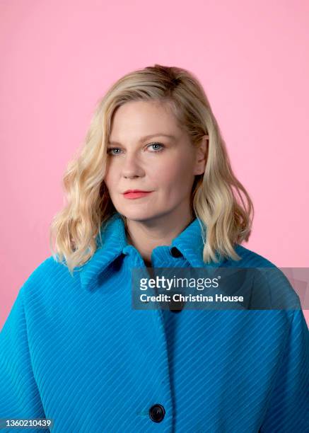 Actress Kirsten Dunst is photographed for Los Angeles Times on November 8, 2021 in Beverly Hills, California. PUBLISHED IMAGE. CREDIT MUST READ:...