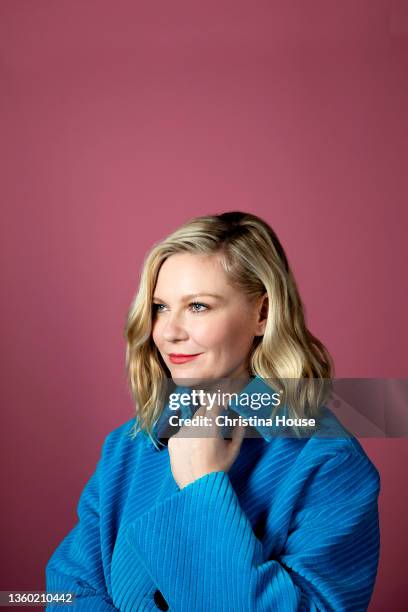 Actress Kirsten Dunst is photographed for Los Angeles Times on November 8, 2021 in Beverly Hills, California. PUBLISHED IMAGE. CREDIT MUST READ:...