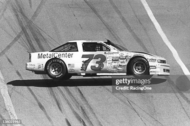 February 19, 1989: Phil Barkdoll gets some air as he crashes out of the Daytona 500 NASCAR Cup race at Daytona International Speedway on lap 143....