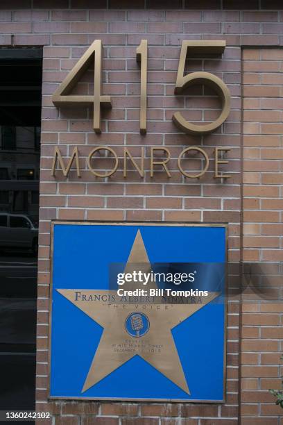 December 18: MANDATORY CREDIT Bill Tompkins/Getty Images Sign showing the birthplace of singer Frank Sinatra at 415 Monroe street on December 18th,...