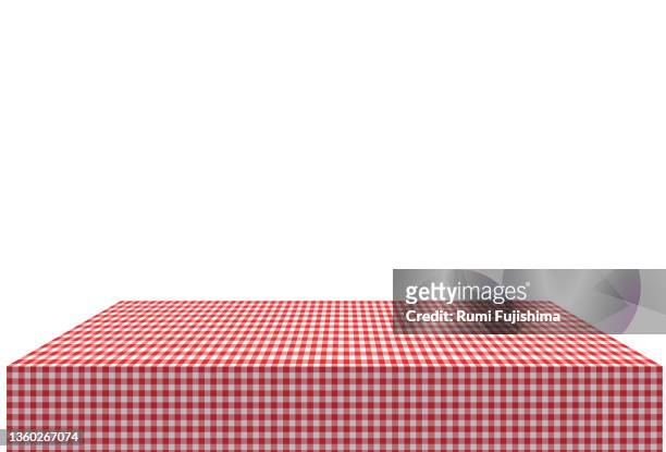 stockillustraties, clipart, cartoons en iconen met empty table with tablecloth - table cloth