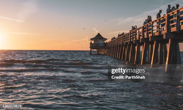 naples vacation - naples florida stock pictures, royalty-free photos & images