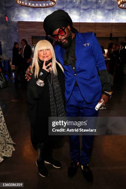 Shelly Bromfield and Redeemer Resk'Que attend the 5th annual Vision 2020 Ball Holiday Benefit Cocktail Gala by the Rescue Project and Haven Hands...