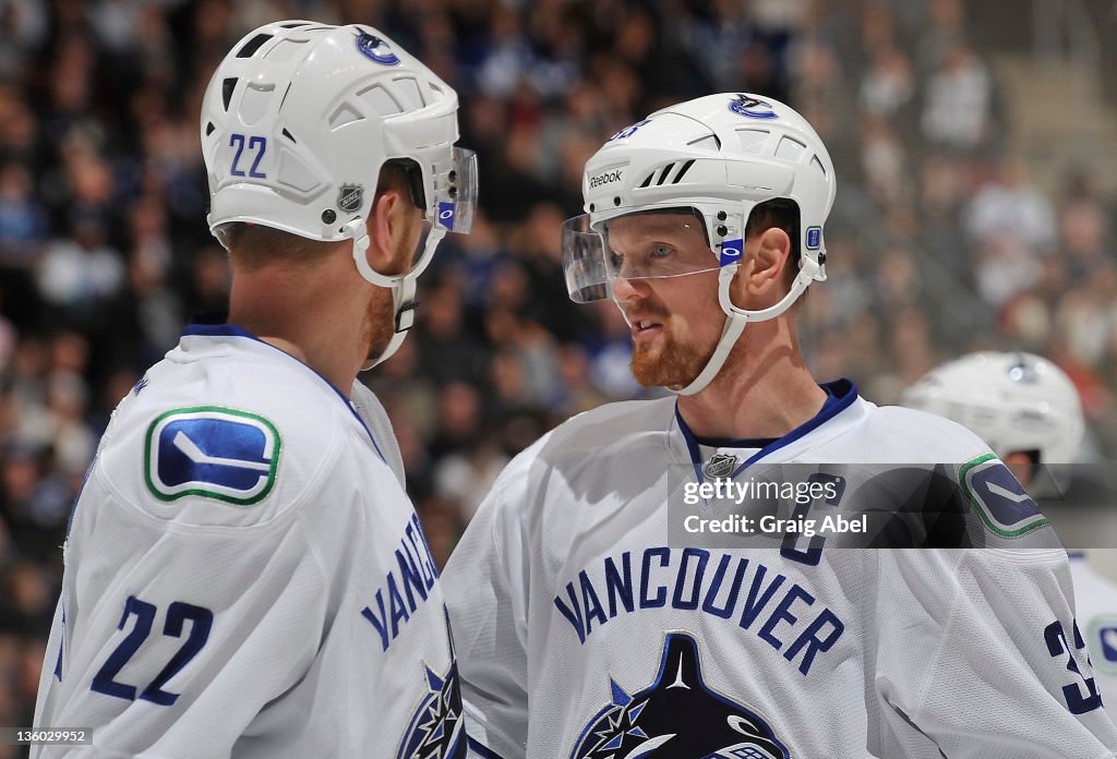 Vancouver Canucks v Toronto Maple Leafs