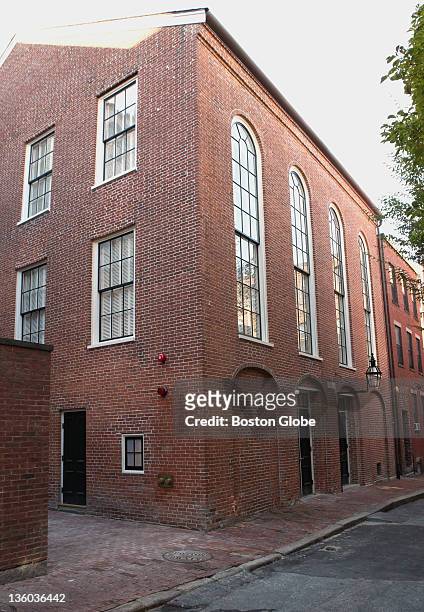 African Meeting House has undergone extensive restoration inside its location on Beacon Hill in Boston, Saturday, Nov. 5 2011.