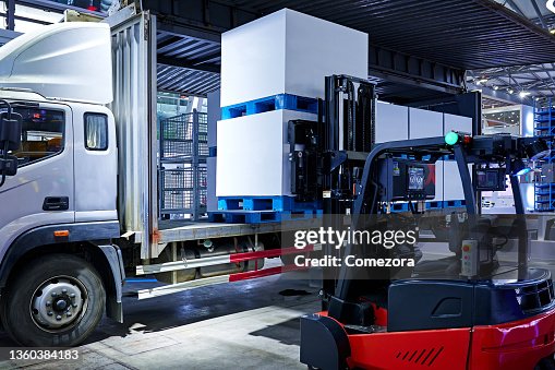 Unmanned Driving Forklift Loading and Unloading Unmanned Driving Forklift Loading and Unloading