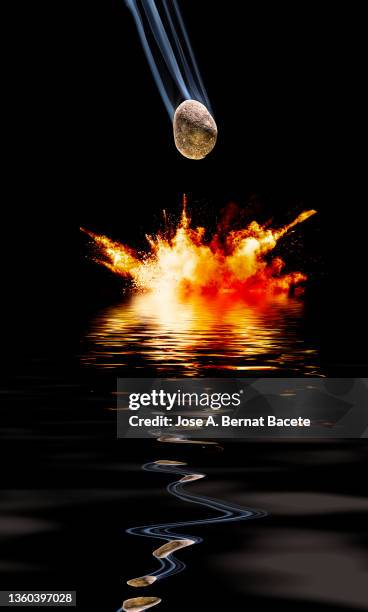 Meteorite Exploding Meteorite Crash Photos and Premium High Res Pictures - Getty Images