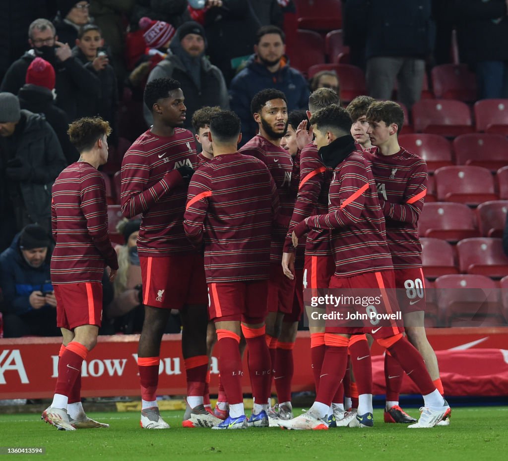 Liverpool v Leicester City - Carabao Cup Quarter Final