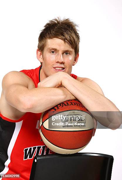 Cameron Tovey poses during a Perth Wildcats NBL portrait session at the WA Basketball Centre on December 21, 2011 in Perth, Australia.