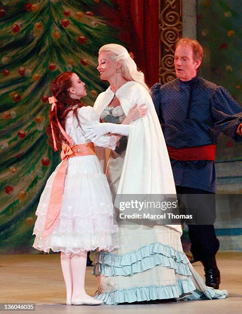 Leigh Hartley, Holly Madison and Jaime Gallagher perform in the Nevada Ballet Theatre presentatation of "The Nutcracker" at Paris Las Vegas on...