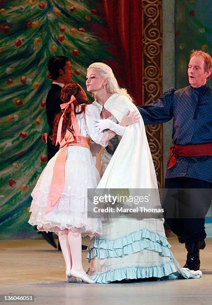 Leigh Hartley, Holly Madison and Jaime Gallagher perform in the Nevada Ballet Theatre presentatation of "The Nutcracker" at Paris Las Vegas on...