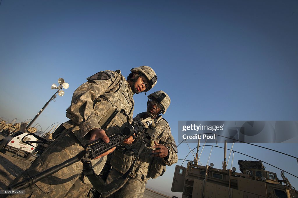 The Last U.S. Troop Brigade In Iraq Departs Country After Over Eight Years Of War