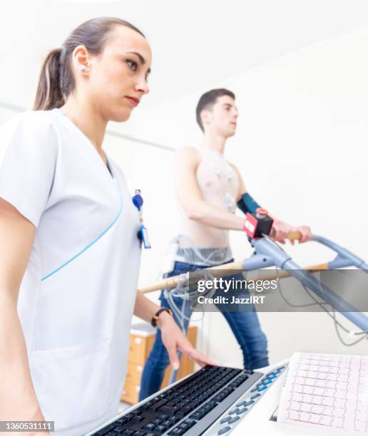 Cardiogram Test 49 Electrocardiogram Patient Printout Stock Photos, High-Res Pictures ...
