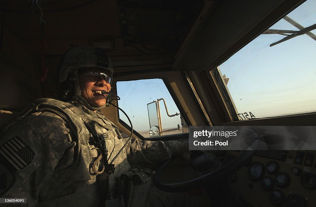The Last U.S. Troop Brigade In Iraq Departs Country After Over Eight Years Of War