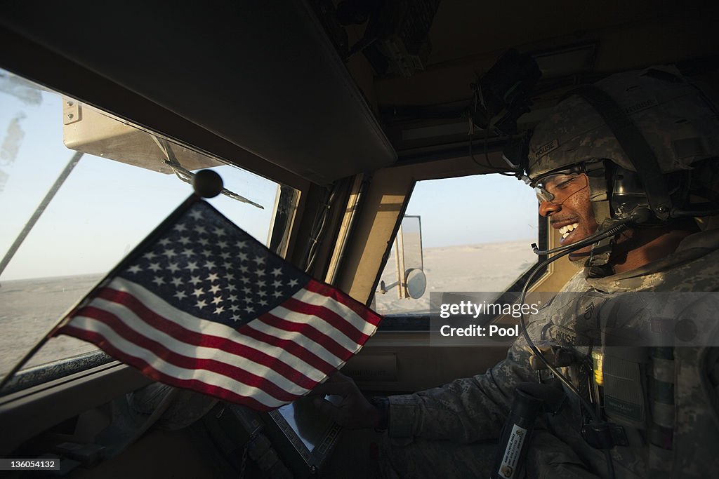 The Last U.S. Troop Brigade In Iraq Departs Country After Over Eight Years Of War