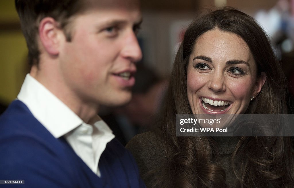 The Duke And Duchess Of Cambridge Visit Centrepoint