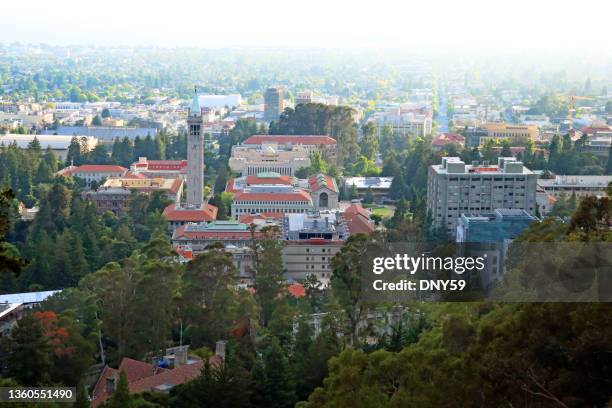 campus de berkeley de la universidad de california - universidad de california berkeley fotografías e imágenes de stock