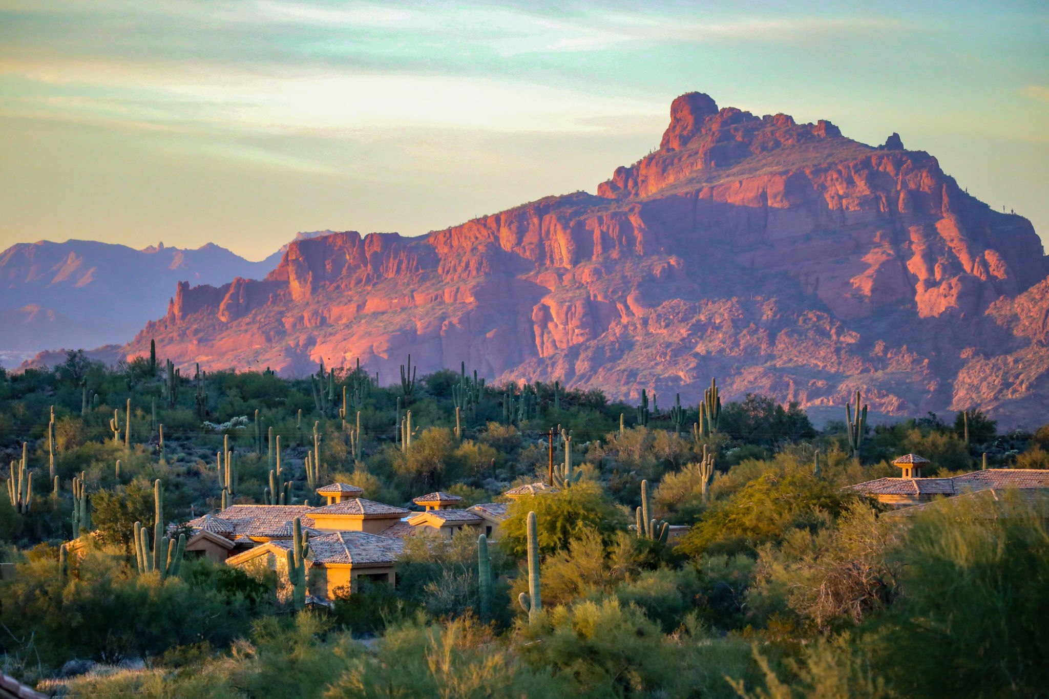 fall desert scenery