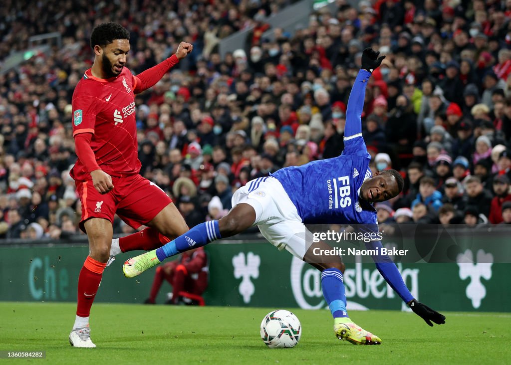 Liverpool v Leicester City  - Carabao Cup Quarter Final