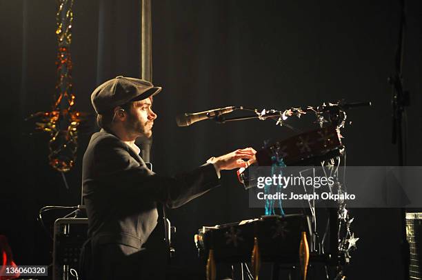 Ciaran Jeramiah of The Feeling performs on stage at Scala on December 21, 2011 in London, United Kingdom.