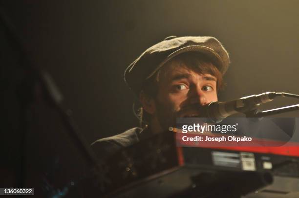 Ciaran Jeramiah of The Feeling performs on stage at Scala on December 21, 2011 in London, United Kingdom.